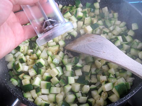 Flan de courgettes - 5