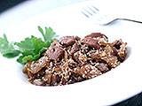 Foie piquant &agrave; l'ail