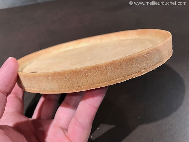 Fonçage parfait d'un cercle à tarte