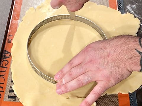 Fonçage parfait d'un cercle à tarte - 17