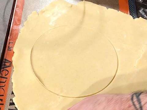 Fonçage parfait d'un cercle à tarte - 18