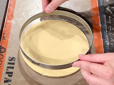 Fonçage parfait d'un cercle à tarte - 21