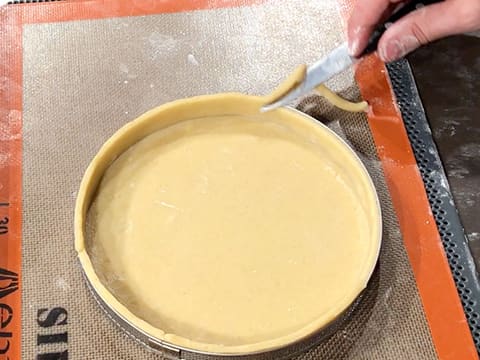 Fonçage parfait d'un cercle à tarte - 35