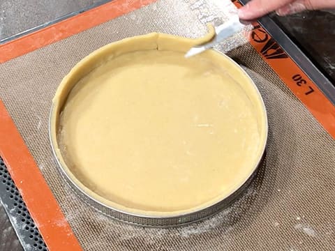 Fonçage parfait d'un cercle à tarte - 36