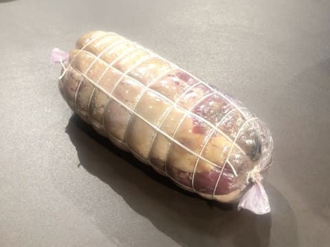 Galantine de canette au foie gras et champignons - 104