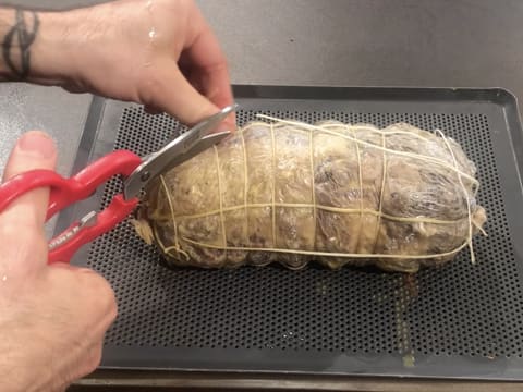 Galantine de canette au foie gras et champignons - 122