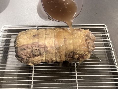 Galantine de canette au foie gras et champignons - 128