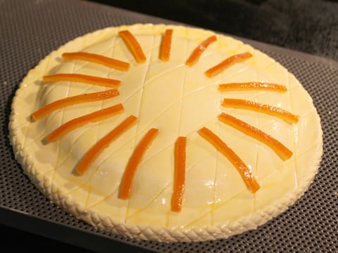 Galette des rois chocolat et oranges confites - 40