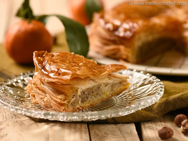 Galette des rois marmelade clémentine et frangipane noisette