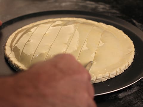 Galette des rois à la pistache et cerises amarena - 34