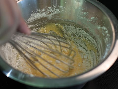 Galette frangipane aux pommes - 5