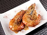 Gambas &agrave; la cr&egrave;me d'ail
