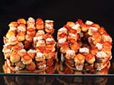 G&acirc;teau d'anniversaire fa&ccedil;on croquembouche