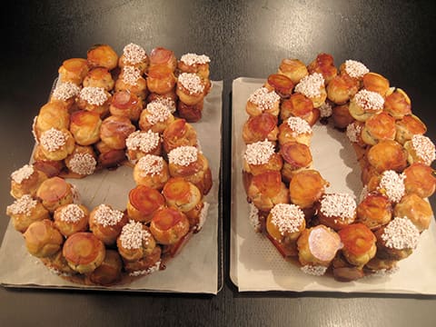 Gâteau d'anniversaire façon croquembouche - 64