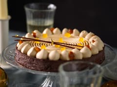 Gâteau de Noël crème de marron