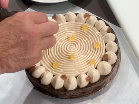 Gâteau de Noël crème de marron - 102