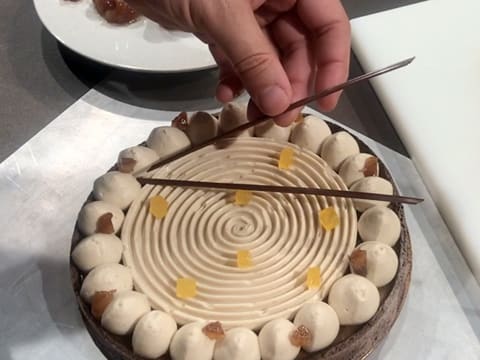 Gâteau de Noël crème de marron - 103