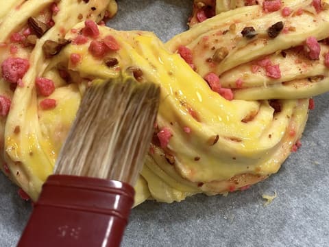 Gâteau des rois à la praline rose - 46