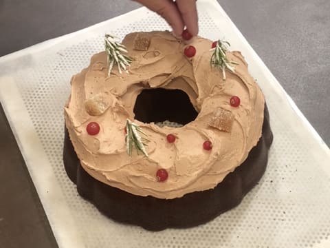 Gâteau gingerbread de Noël au chocolat - 51