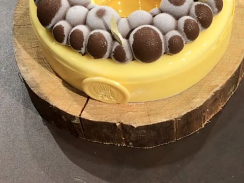Gâteau de Noël citron/noisette - 179