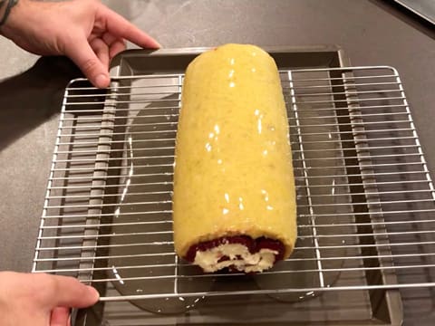 Gâteau roulé aux framboises - 93