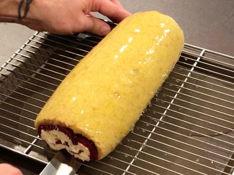 Gâteau roulé aux framboises - 94
