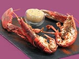 Homard r&ocirc;ti, sauce b&eacute;arnaise
