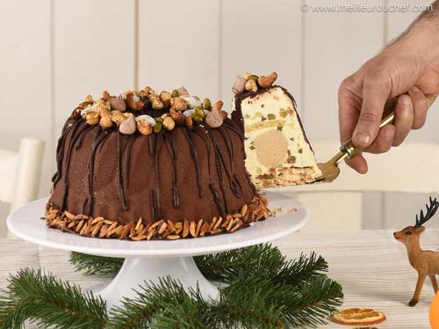 Kouglof glacé de Noël