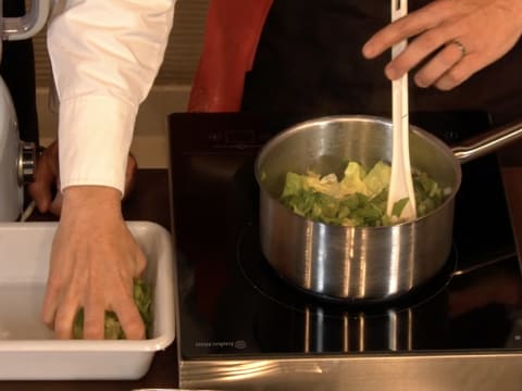 Langoustine vapeur de marjolaine, crème de laitue au wasabi - 11