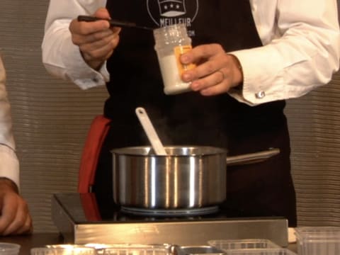 Langoustine vapeur de marjolaine, crème de laitue au wasabi - 16