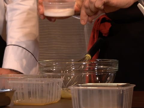 Langoustine vapeur de marjolaine, crème de laitue au wasabi - 27