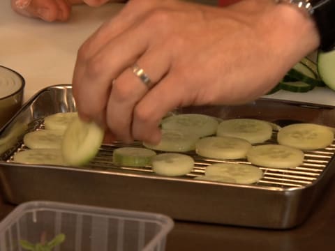 Langoustine vapeur de marjolaine, crème de laitue au wasabi - 38