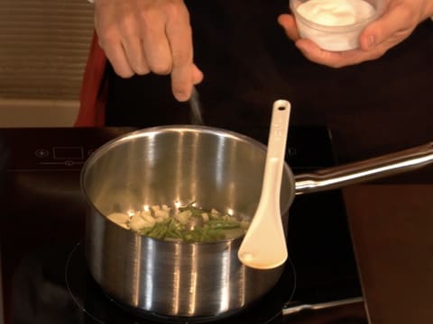 Langoustine vapeur de marjolaine, crème de laitue au wasabi - 7