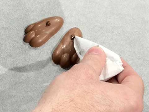 Moulage en chocolat du lapin Eddie - 48