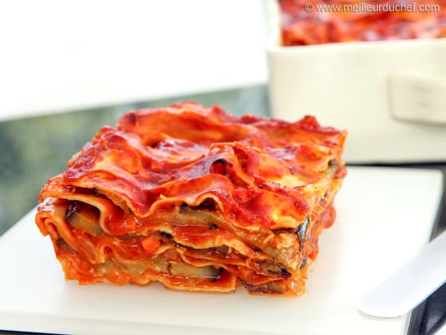 Lasagnes aux aubergines