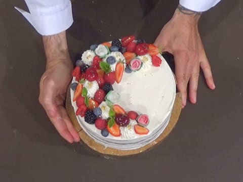 Layer cake aux fruits rouges - 164