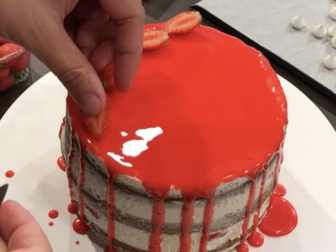 Layer cake aux fraises - 65