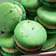 Macaron chocolat blanc thé vert Matcha