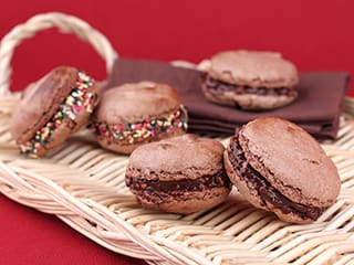 Macarons au chocolat