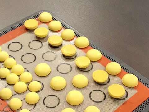 Macaron jaune au citron - 37