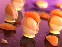 Macarons au pamplemousse et chocolat blanc