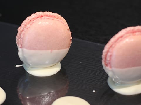 Macarons au pamplemousse et chocolat blanc - 28