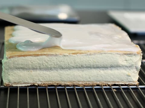 Marbrer un mille-feuille au fondant - 17