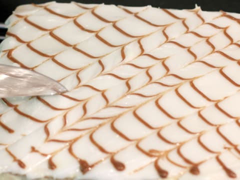 Marbrer un mille-feuille au fondant - 22