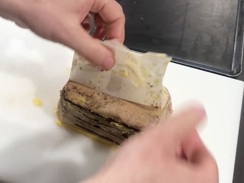 Mille-feuille de foie gras et chocolat - 108