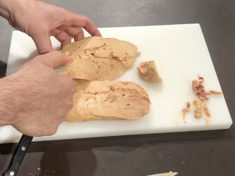 Mille-feuille de foie gras et chocolat - 7