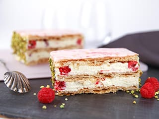 Mille-feuille framboises