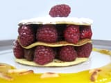 Mille-feuille de cr&ecirc;pes au chocolat
