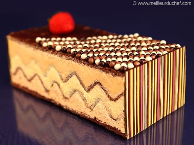 Mille-feuille chocolat agrumes