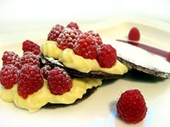 Mille-feuille chocolat et framboise